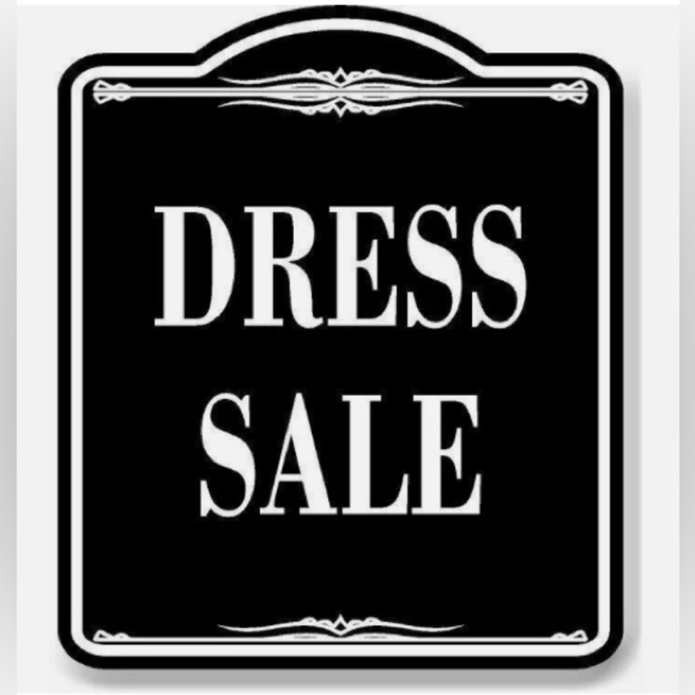 End of season dress sale